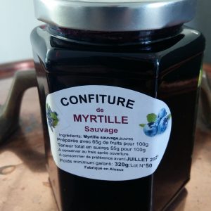 Confiture de Myrtille sauvage