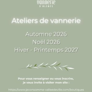 Programme des ateliers de vannerie